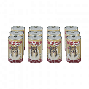 ПР0035369*12 Корм для собак Мой Лорд Классик кусочки в соусе Говядина, печень конс. 1230г (упаковка - 12 шт) Dr. ALDER`s