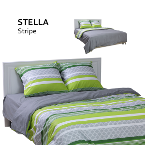90603731 Комплект постельного белья Stella 8515241, двуспальный, поплин цвет серый / серебристый STLM-0302672 ЦВЕТНЫЕ СНЫ
