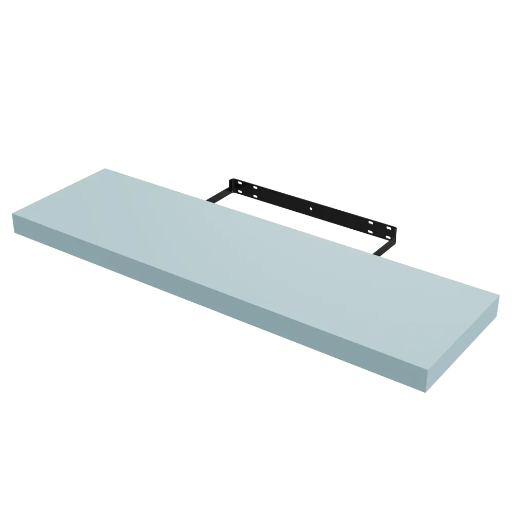 Полка настенная Spaceo Aqua 80x23.5 см МДФ цвет синий STLM-2166174 - Вид №5