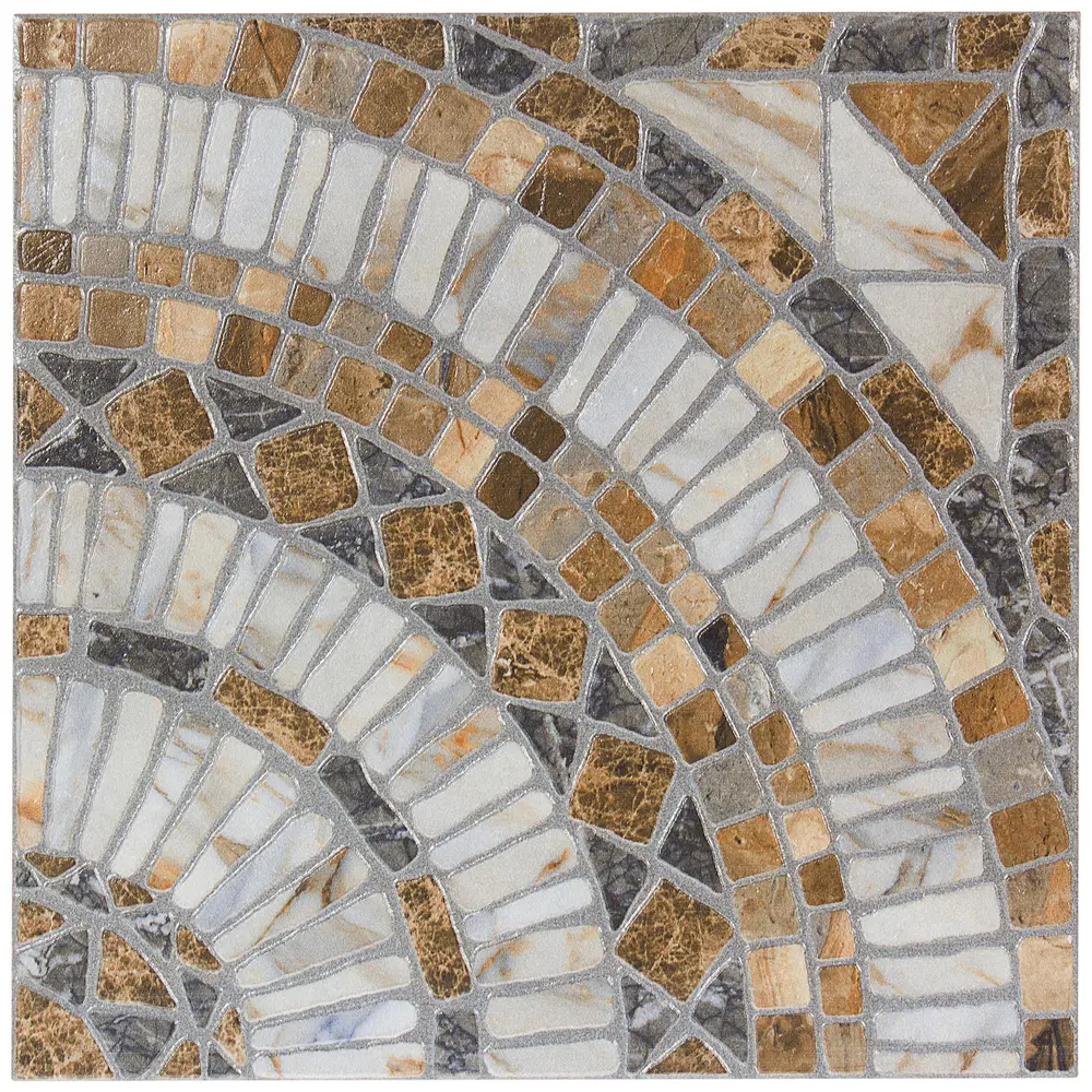 Керамогранит PiezaROSA Мюнхен 33×33 см - каменная элегантность в коричневых тонах 14086183 STLM-0004247 - Вид №1