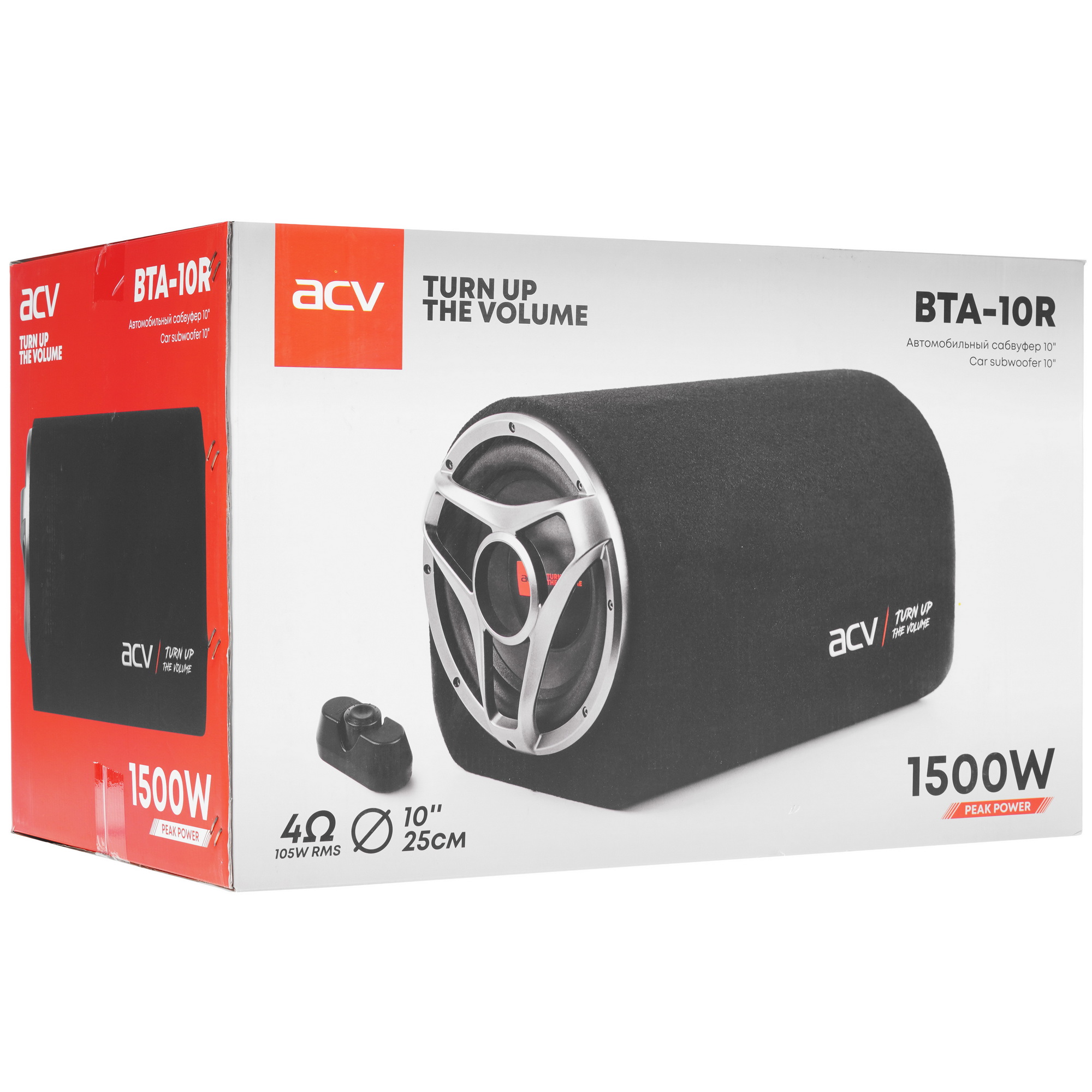 5409453 Автосабвуфер активный ACV BTA-10R STDN-0069990 - Вид №6