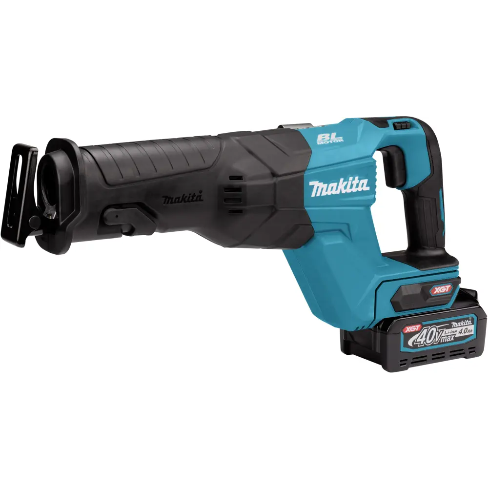 Пила сабельная аккумуляторная Makita JR001GM201, 40 В Li-Ion 2x4 Ач