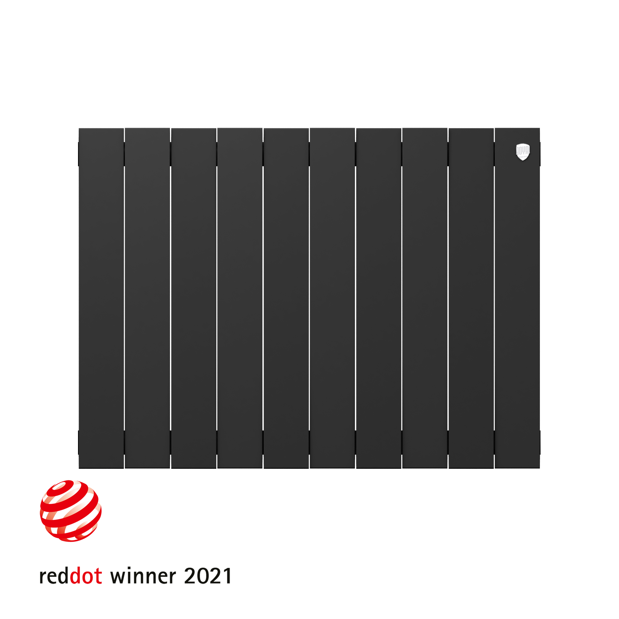 81979204 Радиатор 500 10 секций Noir Sable боковое подключение биметалл черный Pianoforte STLM-0016431 ROYAL THERMO