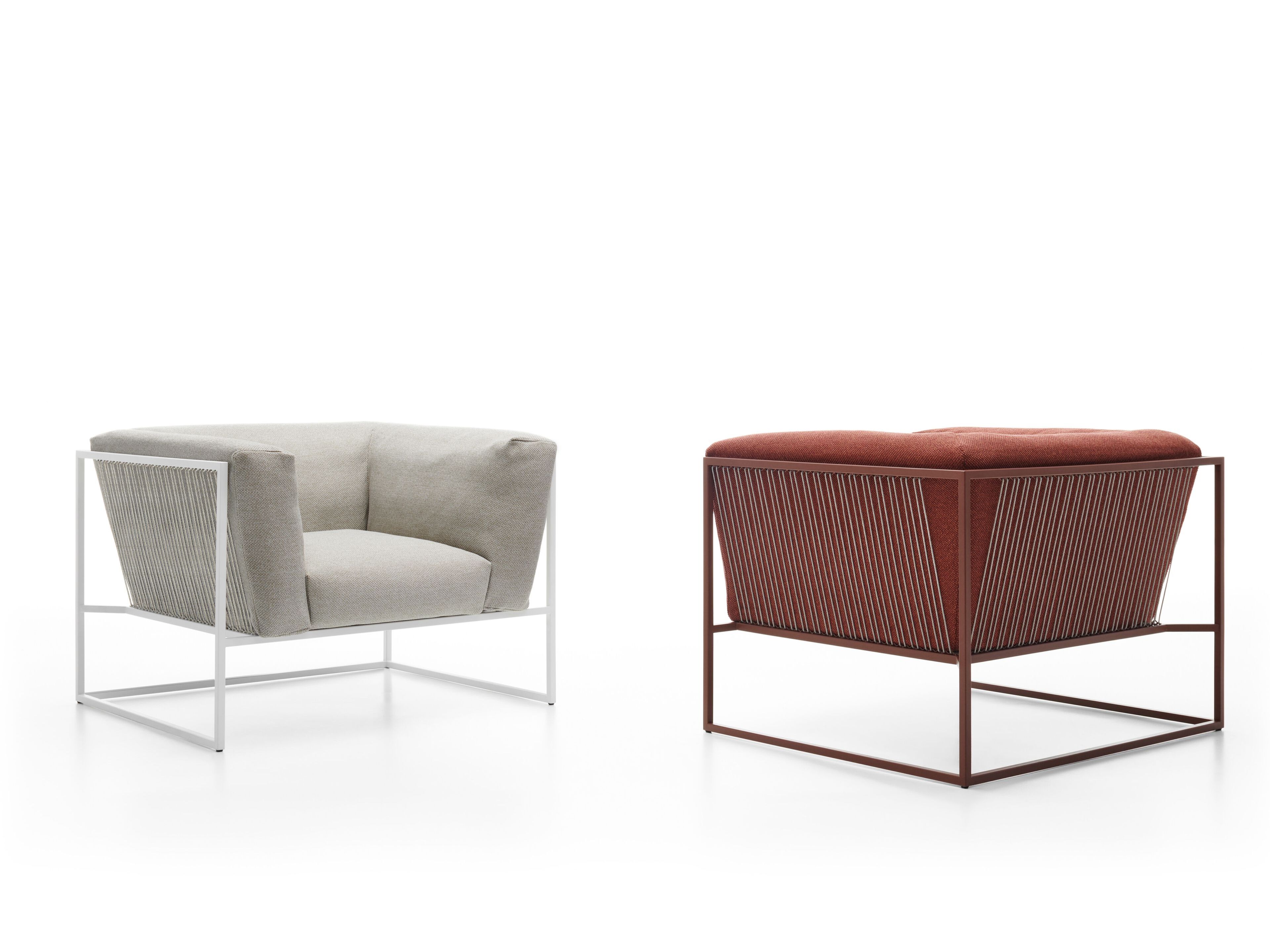 Тканевое садовое кресло с подлокотниками MDF Italia Арфа ARCH-00069957 - Вид №1