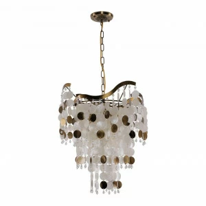 Подвесная люстра Favourite Ventus 2441-5P FAVOURITE ДИЗАЙНЕРСКИЕ, VENTUS 337055 Белый;коричневый