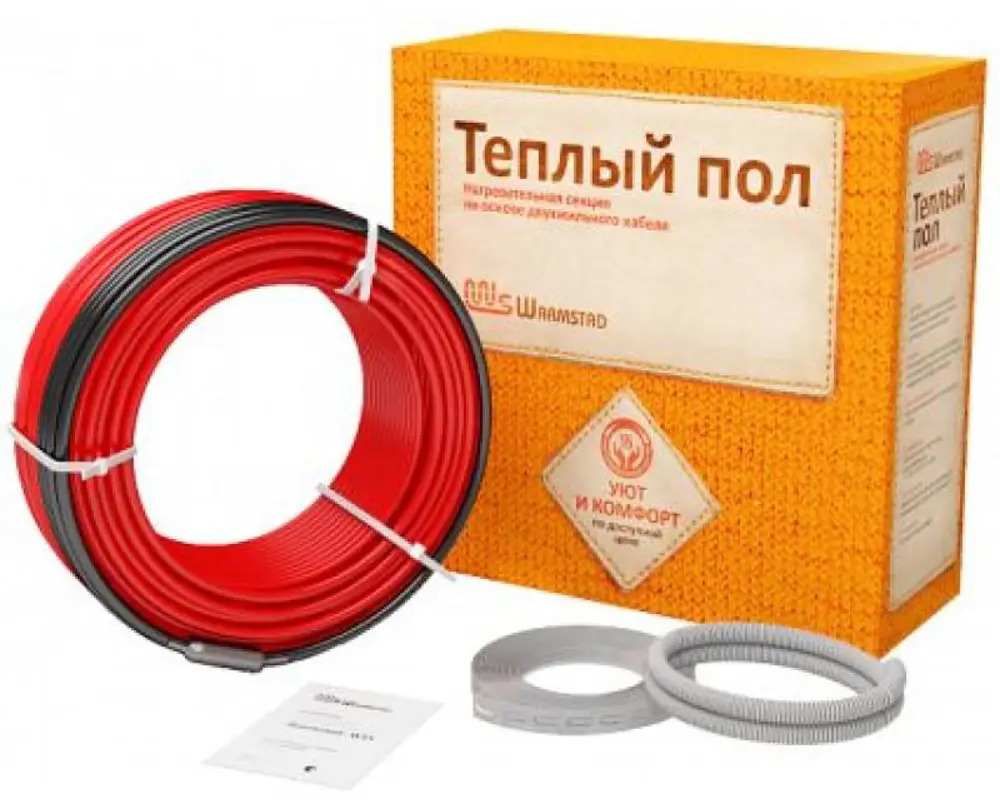 90035995 Нагревательный кабель для теплого пола Warmstad WSS 1360-95 95 м 1360 Вт STLM-0091794