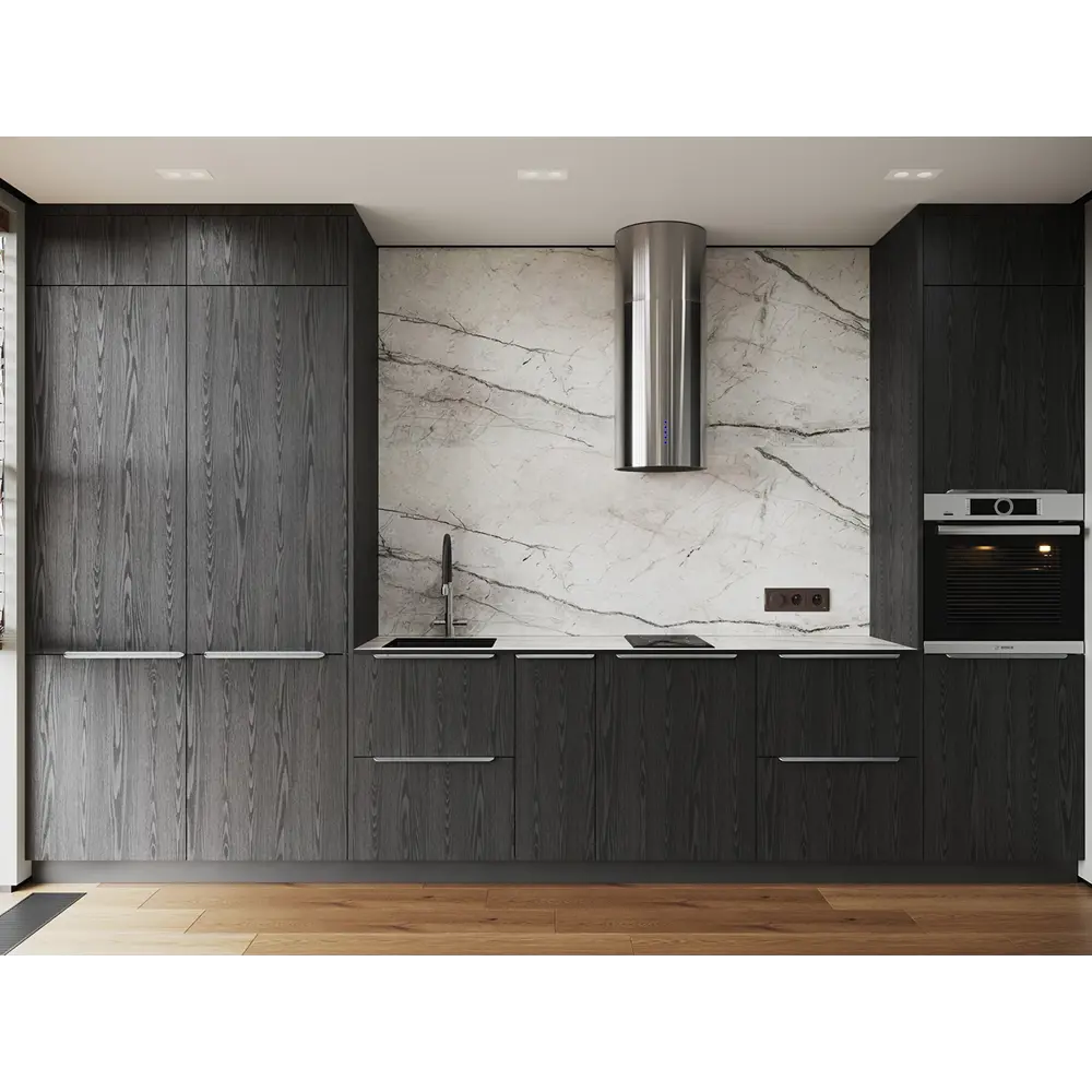 Фасад кухонный KONSENSA Канск черный 40×77 см с текстурой дерева 89423362 STLM-1576570 - Вид №11