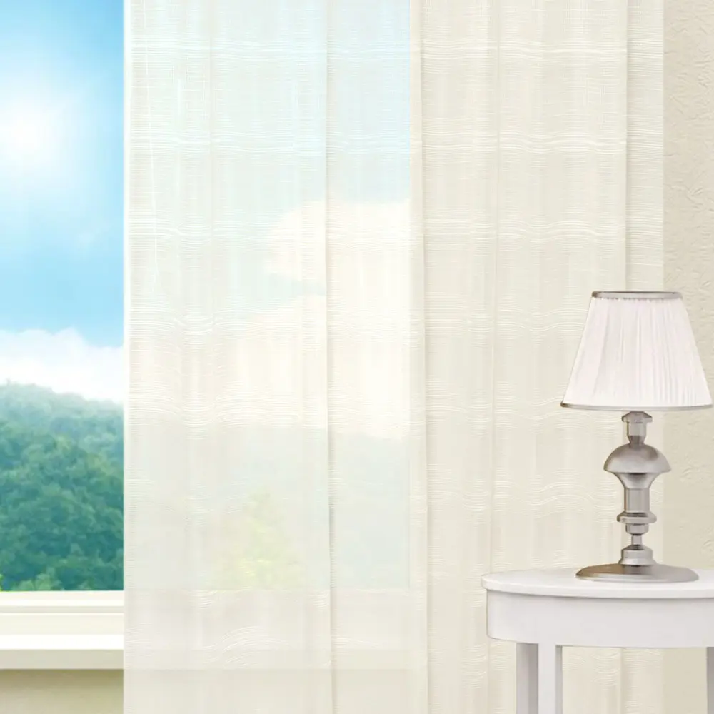 Тюль на ленте Gallery 250х260 см сетка цвет шампань SEASONS STLM-2059707 - Вид №3