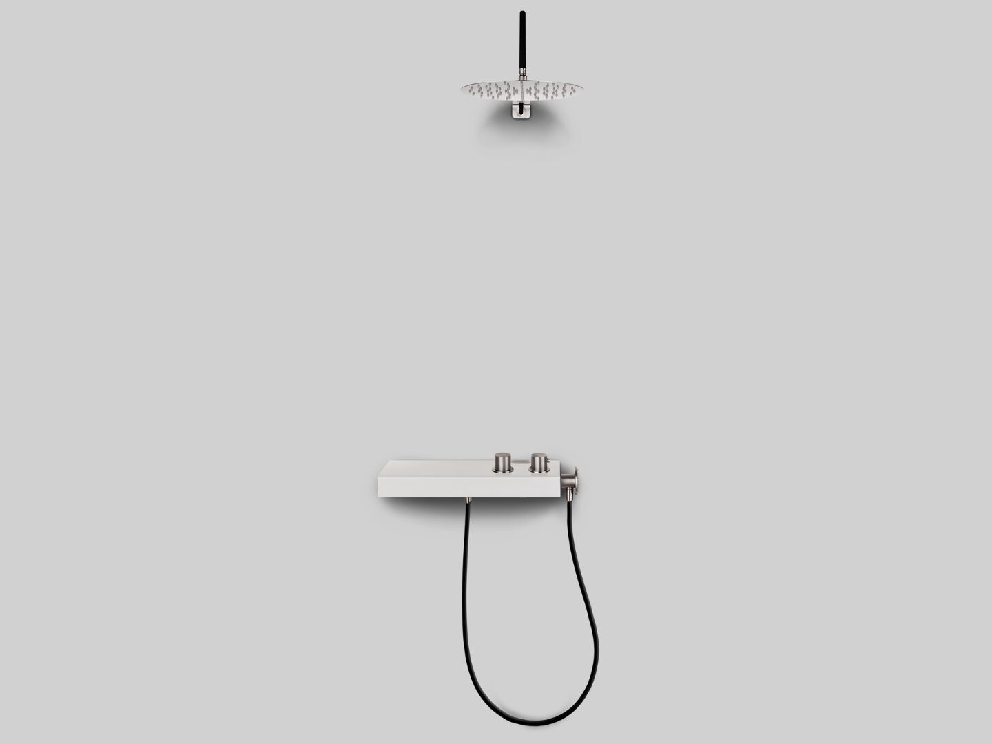 Набор для душа из нержавеющей стали с душем и ручным душем Cropelli Alyssia ARCH-00132281 - Вид №28