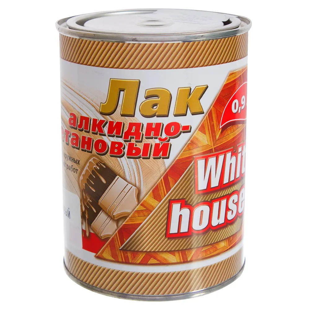Лак алкидно-уретановый полуматовый White house 0.9 л STLM-2052495 - Вид №2