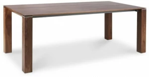 JORI Раскладной прямоугольный обеденный стол из массива дерева