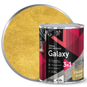 84871670 Эмаль по металлу Galaxy гладкая цвет золотой 0.75 л STLM-0056703 PARADE