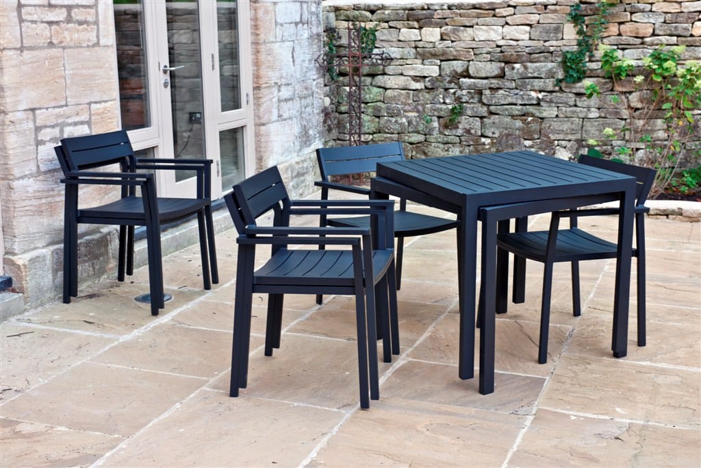 Алюминиевый стул для сада с открытой спинкой Case Eos ARCH-00054326 - Вид №10