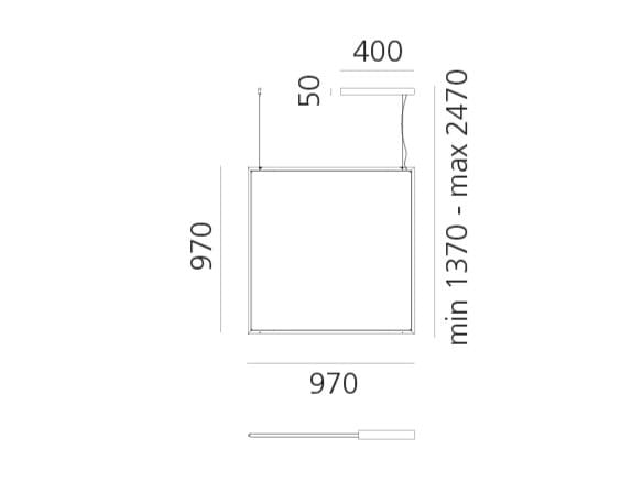 Алюминиевый светодиодный подвесной светильник с системой RGB Artemide Discovery ARCH-00066062 - Вид №19