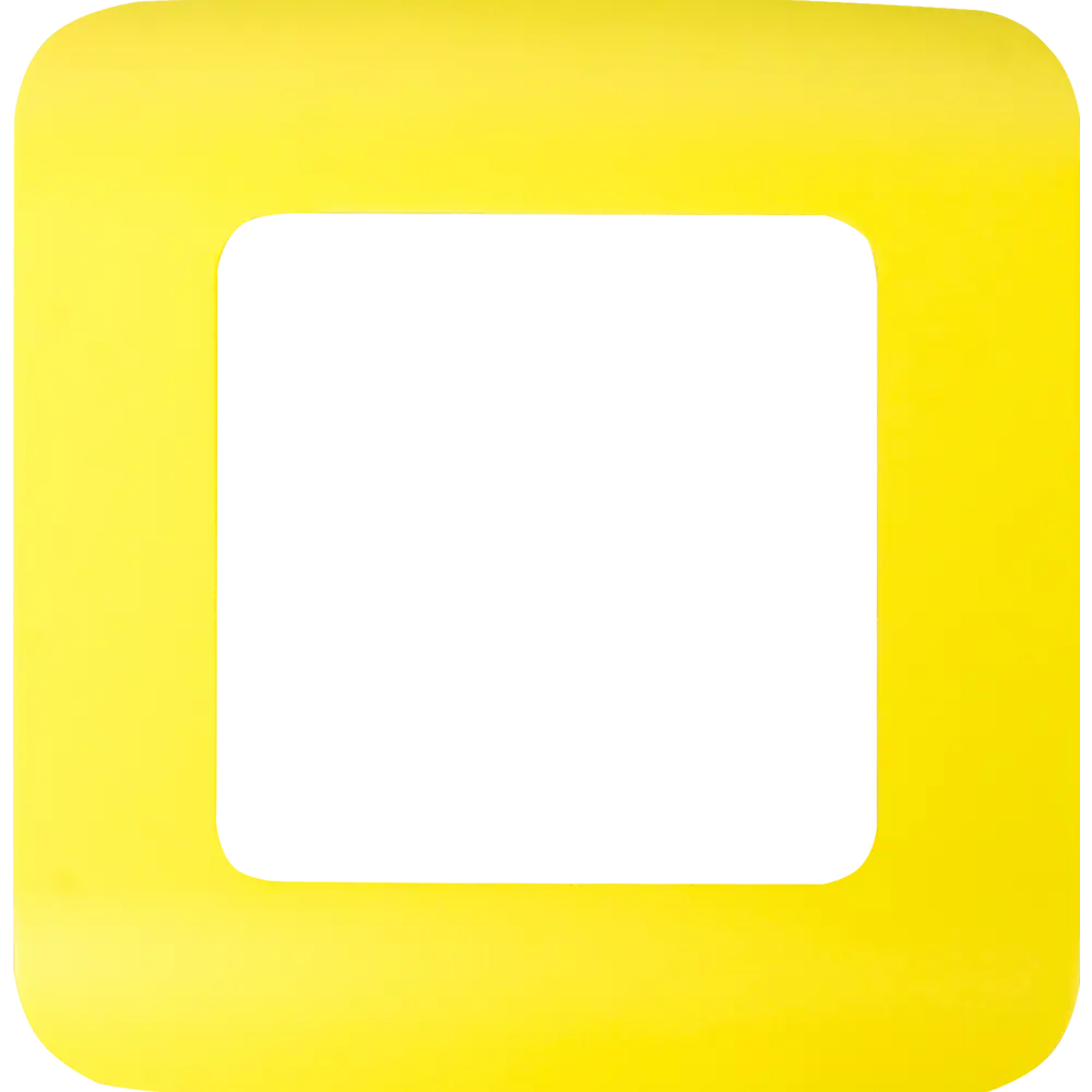 Рамка для розеток и выключателей Lexman Cosy 1 пост, цвет лимон STLM-2068097