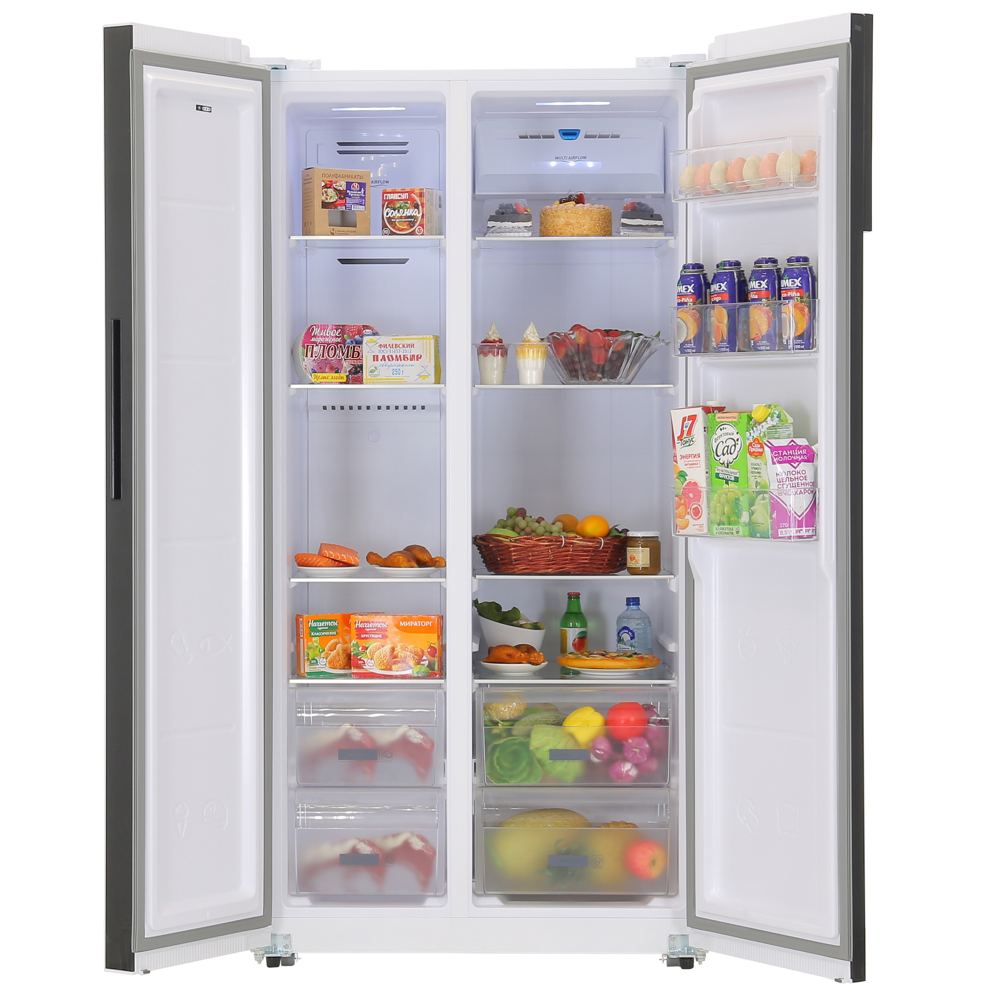 5099638 Холодильник Side by Side   DEXP SBS4-59AKA белый STDN-0064025 - Вид №5