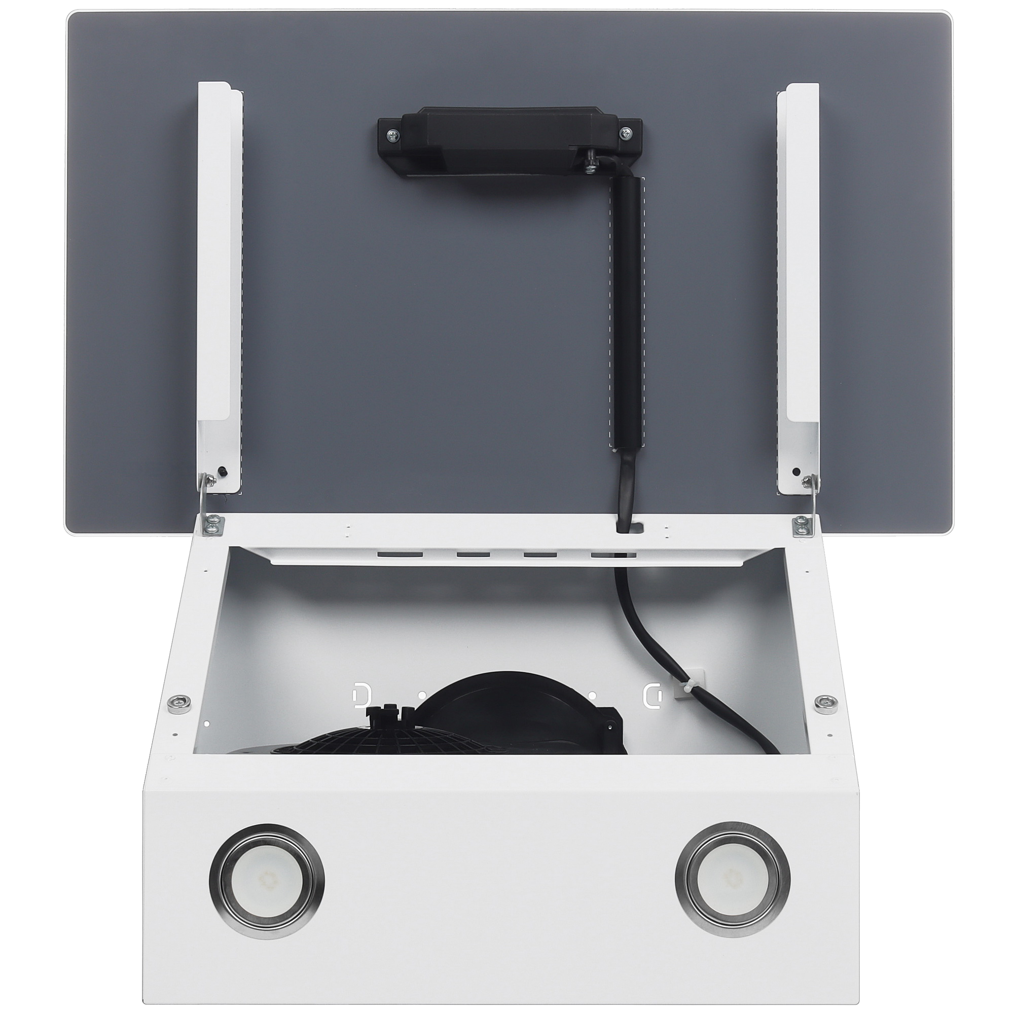 9089090 Вытяжка наклонная DEXP SC60W-650 белый/белый STDN-0092036 - Вид №8