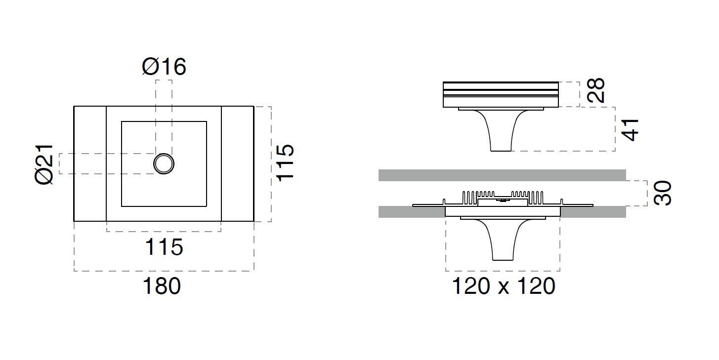 Встраиваемый светодиодный прожектор в Cristaly® 9010 novantadieci MINILED MONTI ARCH-00043281 - Вид №3