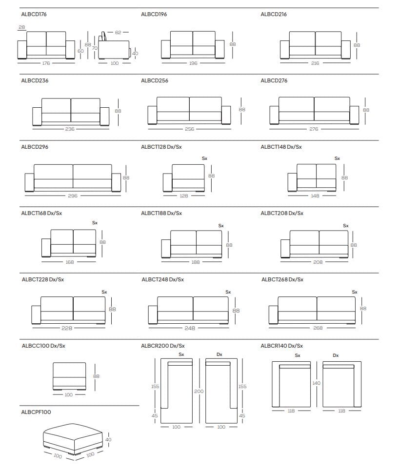 Съемный тканевый диван с полуостровом GRUPPO FOX день Фокса ARCH-00035677 - Вид №5
