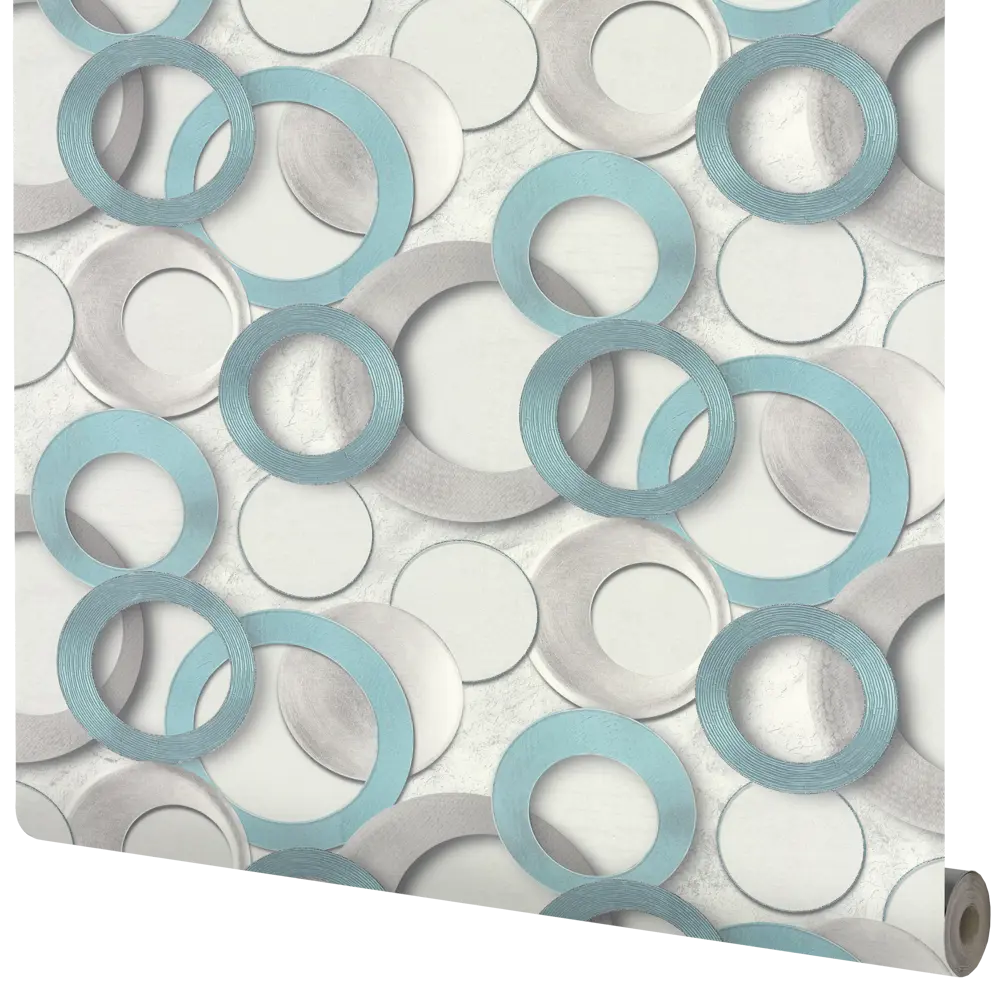 Обои флизелиновые Wall Decor Турин зеленые 1.06 м 75156-17 STLM-2072057