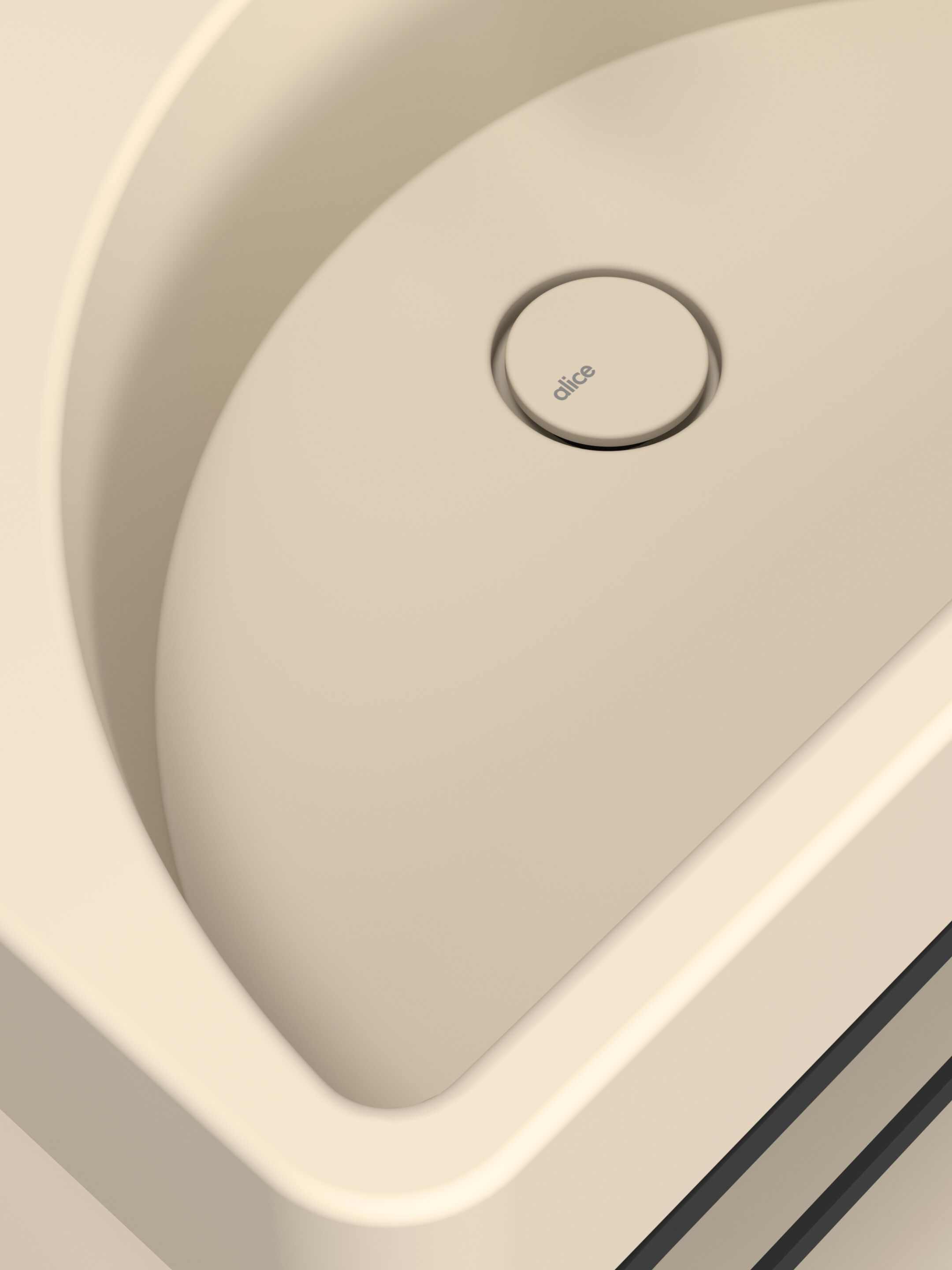 Керамическая раковина с одной столешницей Alice Ceramica Lunaris ARCH-00089088 - Вид №9