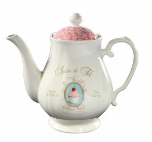 Чайник "Чайный салон" COMPTOIR de FAMILLE ИНЛАВКА ЧАЙНЫЙ САЛОН 068196 Белый;розовый