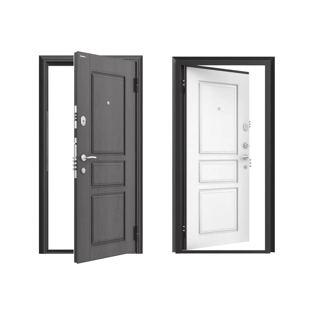 Дверь входная металлическая Премиум New 88x205 см правая роял вуд белый DOORHAN STLM-2152800 - Вид №1