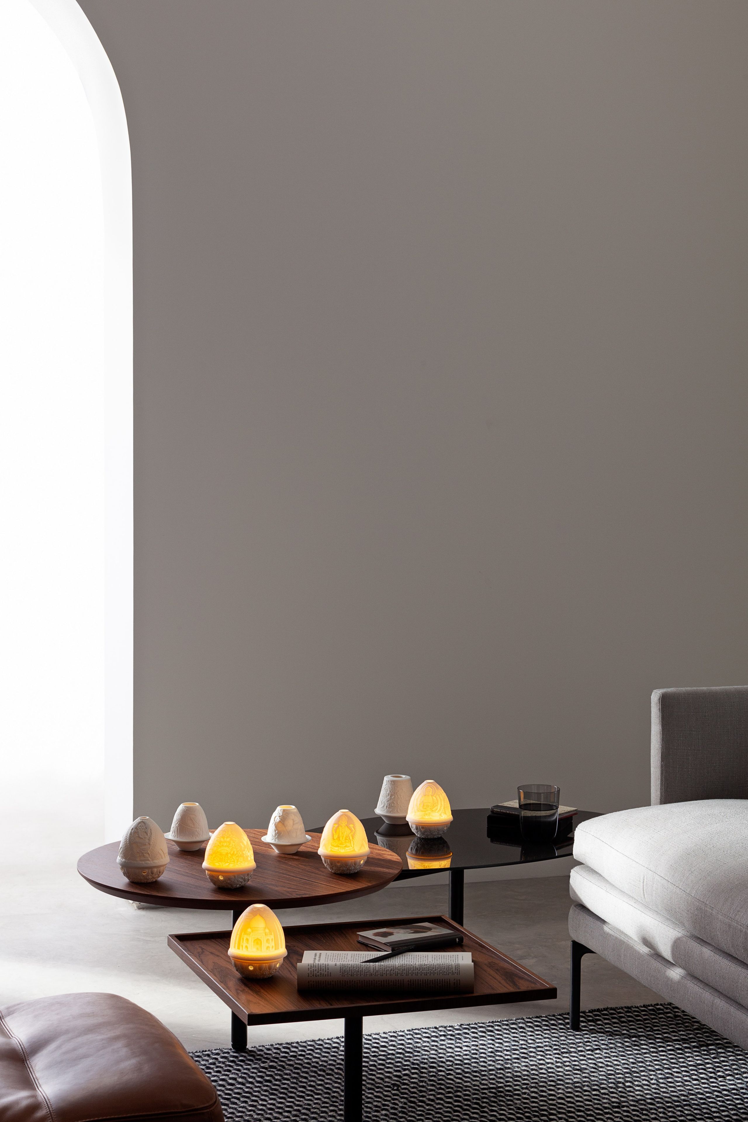 Настольная лампа с батарейным питанием в Китае Lladró Lithophanes ARCH-00009495 - Вид №1