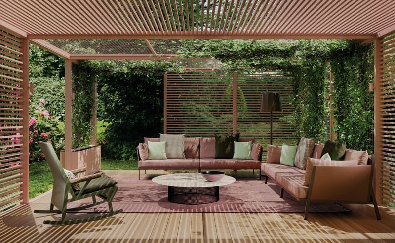 Мягкий модульный садовый диван Kettal Vieques ARCH-00014164 - Вид №2