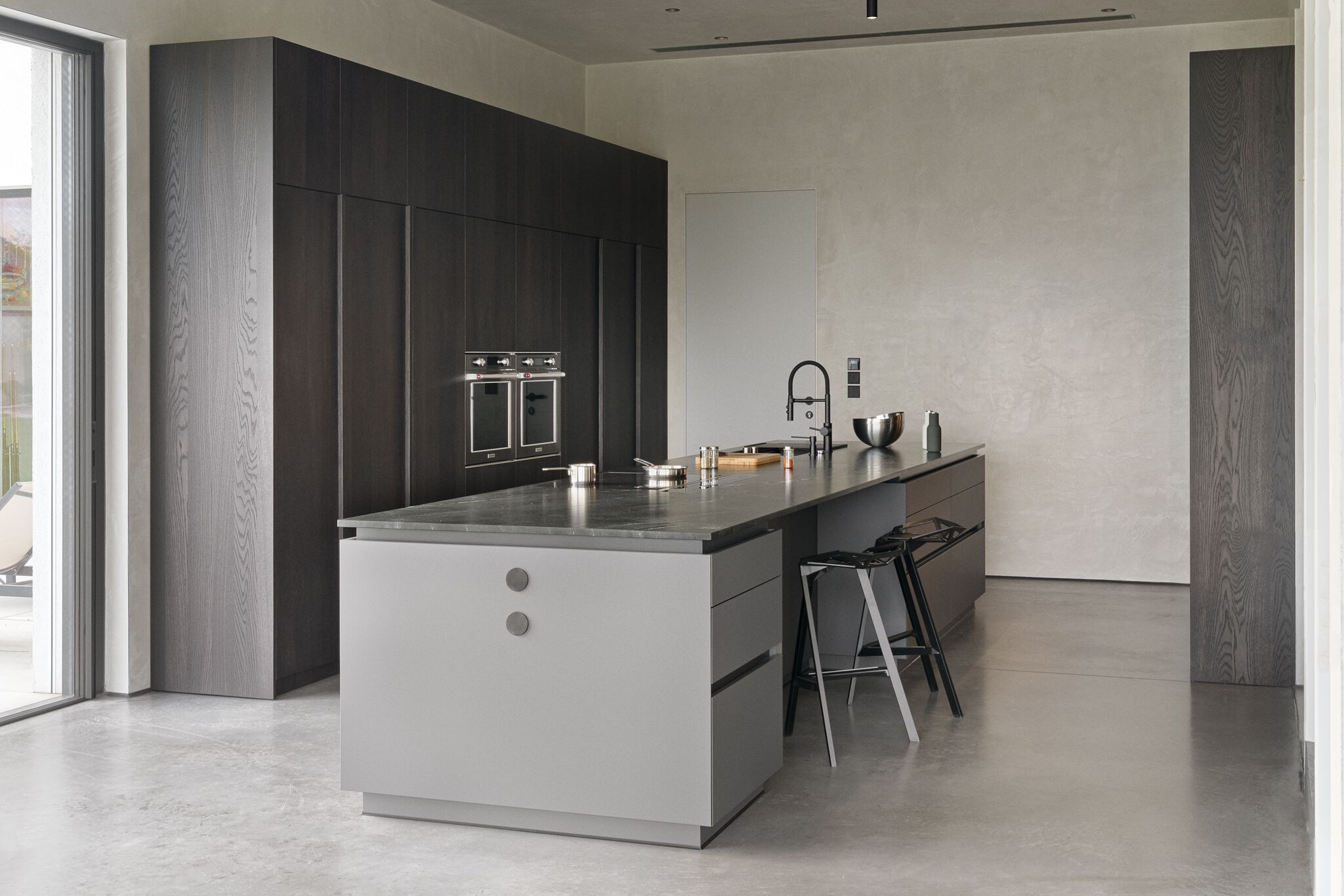 Деревянная кухня с островом на заказ Zajc Z1 ARCH-00029762 - Вид №4