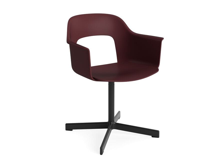 Вращающееся кресло из полипропилена с подлокотниками Hay макет ARCH-00133806 - Вид №24