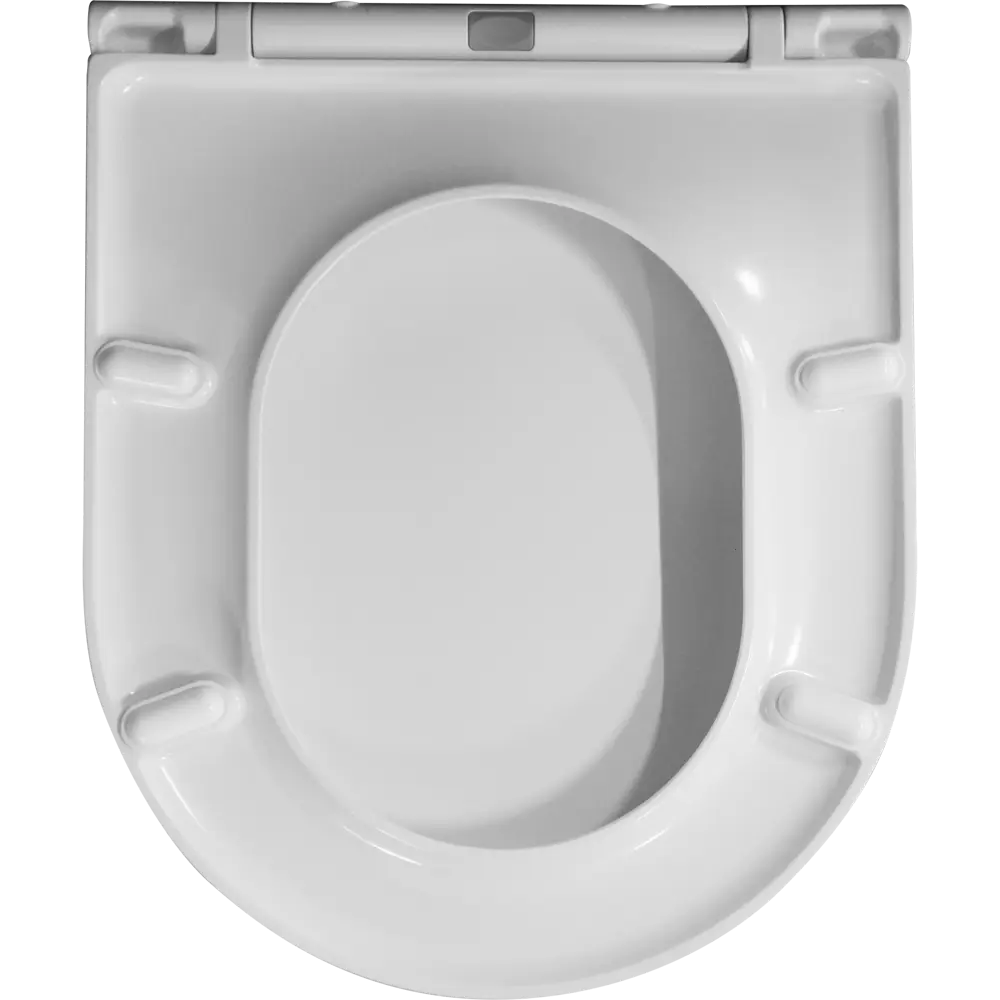 Сиденье для унитаза KONSENSA Lisso с микролифтом цвет белый Лиссо STLM-2095031 - Вид №5