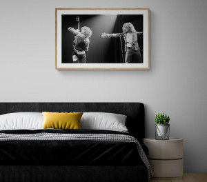 90061285 Постер Просто Постер Led Zeppelin - Концерт 60x90 в раме Металл STLM-0097710 ПРОСТОПОСТЕР