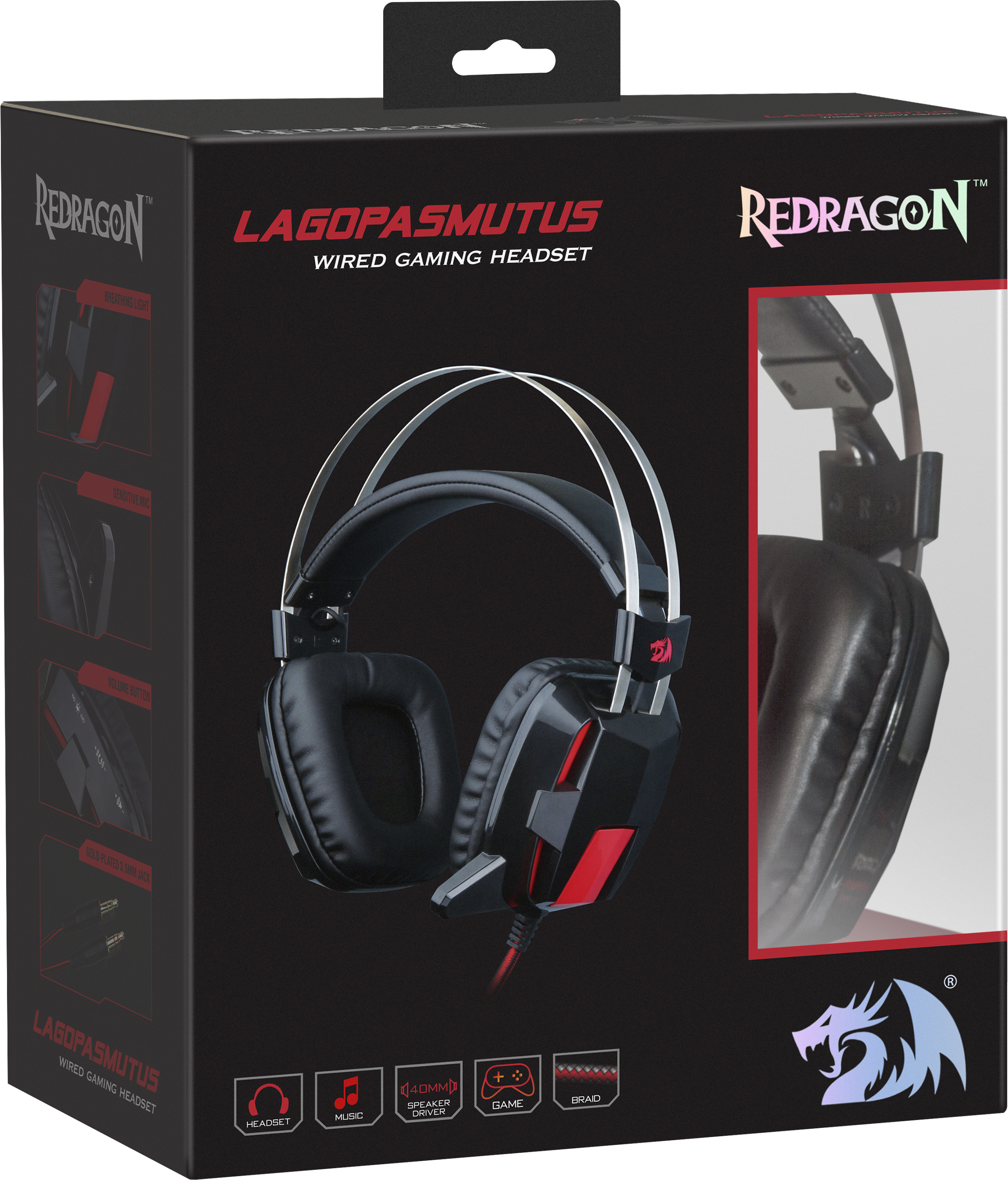 Игровые наушники проводные с микрофоном redragon. Гарнитура Redragon Lagopasmutus 2, красный/черный, игровая, кабель 2 м (1/10). Гарнитура Redragon Lagopasmutus 2, красный/черный, игровая, кабель 2 м. Гарнитура Redragon Lagopasmutus 2, красный+черный, игровая. Гарнитура Redragon Lagopasmutus 2 75165.