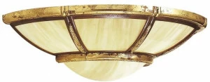 Possoni Illuminazione Настенный светильник из ржавчины / листового золота со стеклом из оникса Giotto 1898/a4