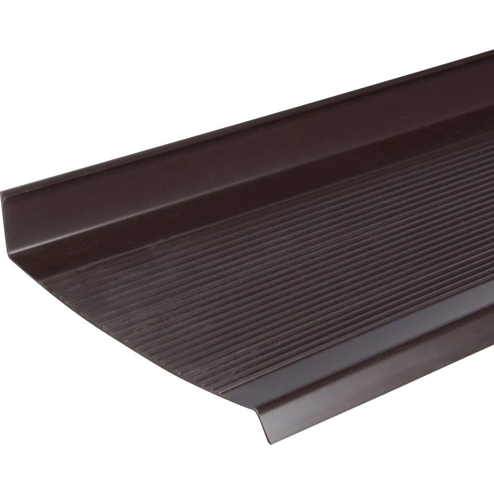 Отлив ПВХ 2000x180 мм коричневый FINEBER STLM-2029193