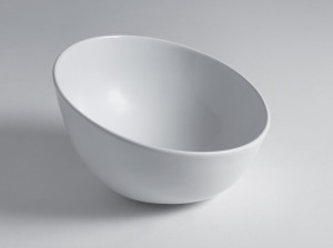 Керамическая столешница овальная раковина