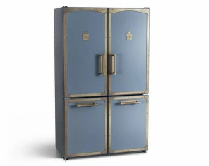 Officine Gullo Отдельностоящий стальной холодильник с морозильной камерой