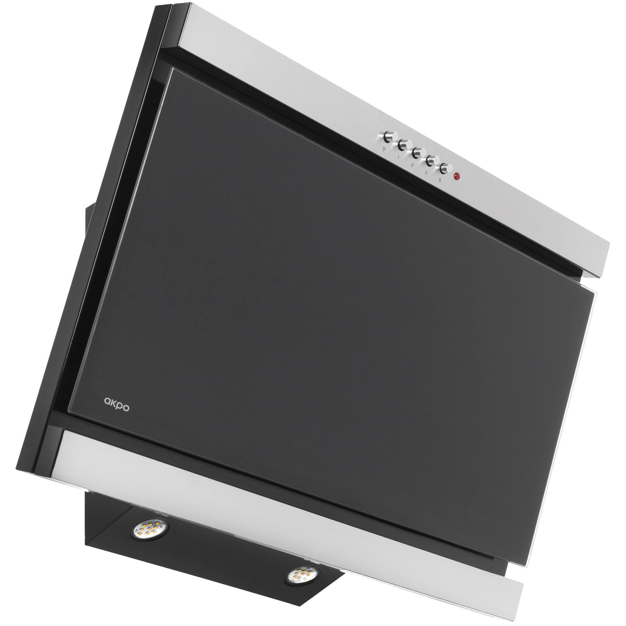 1147050 Вытяжка наклонная Akpo WK-4 Kastos eco черный/серебристый STDN-0133965