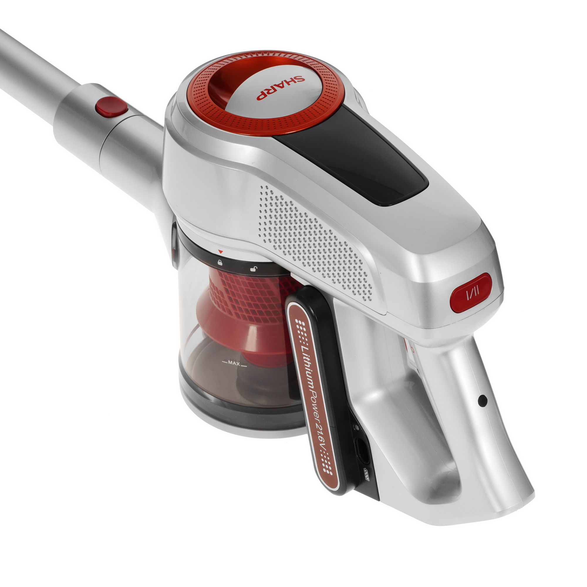 9968536 Пылесос  вертикальный  Sharp ECSB72RS  серебристый STDN-0074693 - Вид №4
