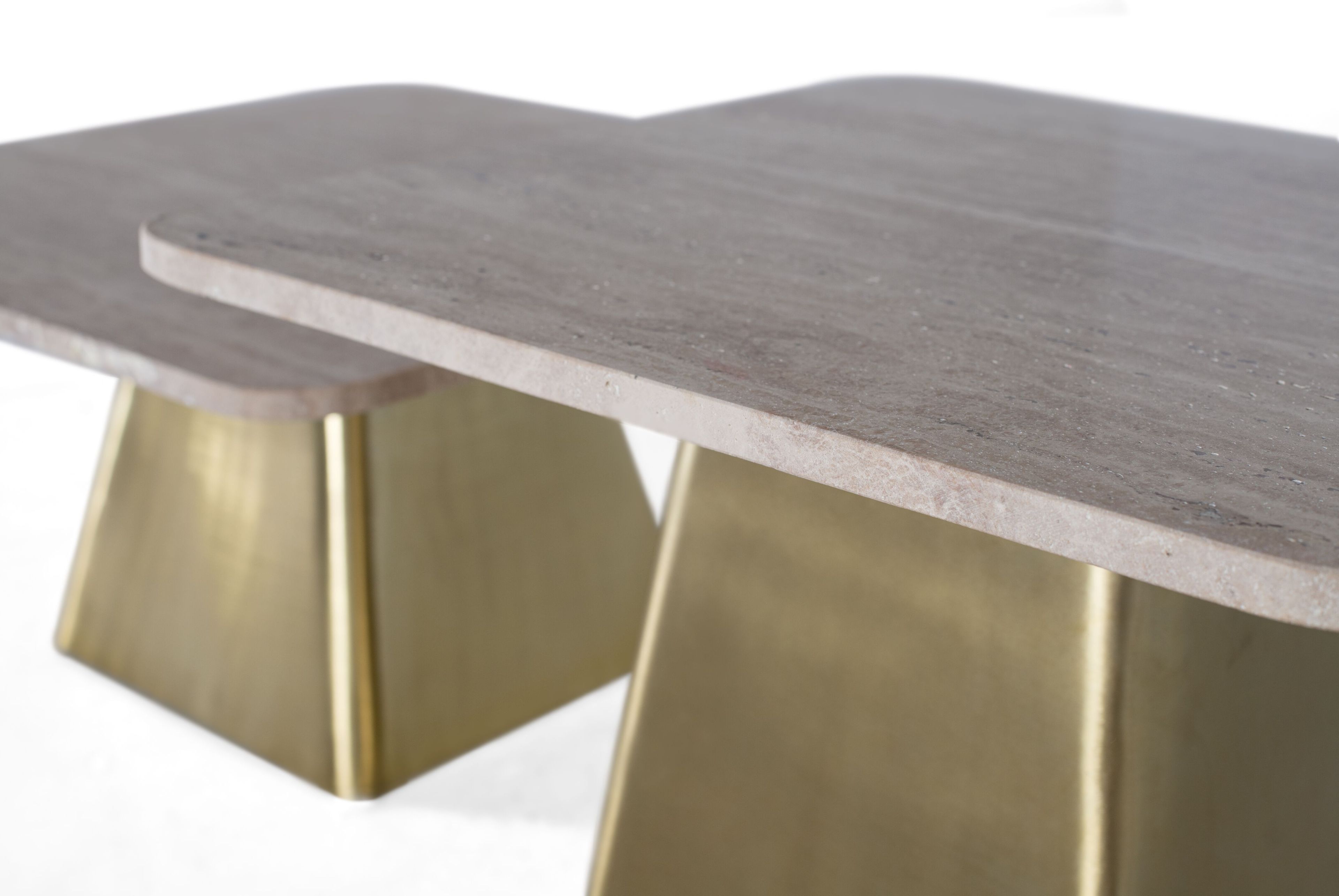 Квадратный мраморный журнальный столик Giner y Colomer 1620 ARCH-00025996 - Вид №1