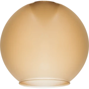 Плафон Полушар 18 см, сатин, цвет янтарный
