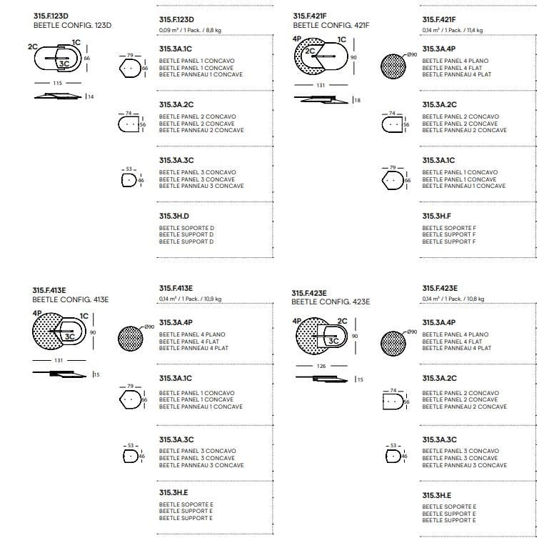 Ткань акустическая панель SANCAL BEETLE ARCH-00080506 - Вид №18