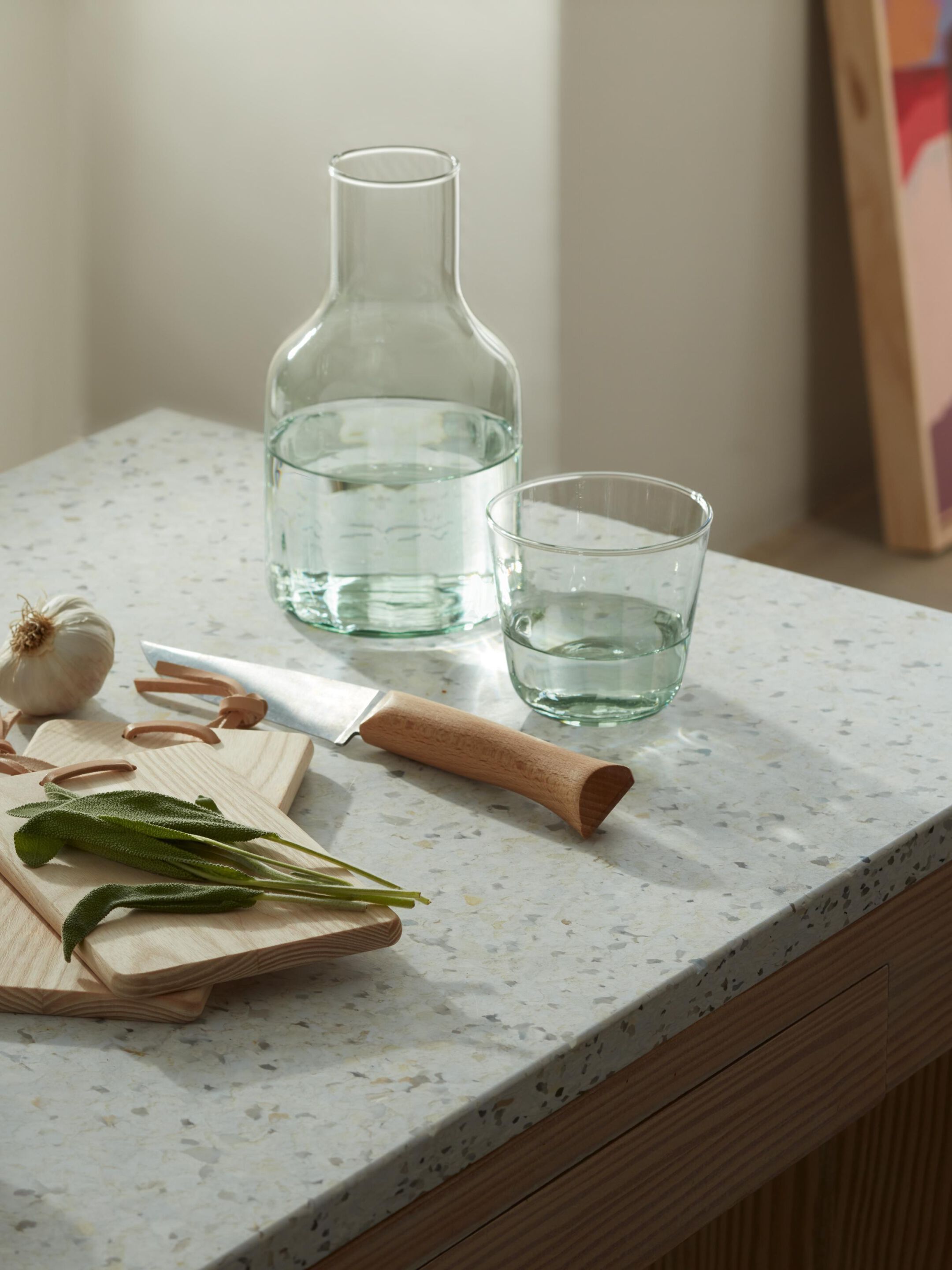 Выдувное и переработанное стекло графин и стакан набор - 950 мл LSA Mia ARCH-00035003 - Вид №2