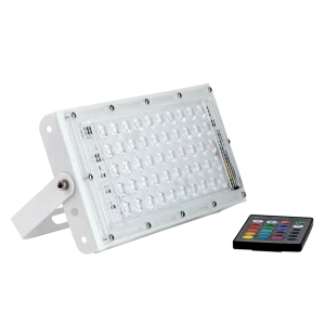 Прожектор уличный светодиодный Glanzen Fad FAD-0030-50-RGB IP65 6500 К