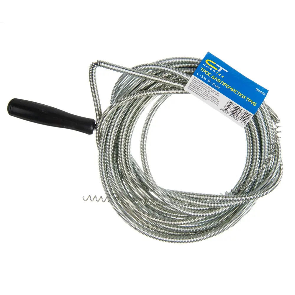 Трос для прочистки труб Сибртех, D6 мм, 5 м Santreyd STLM-2081812 - Вид №2