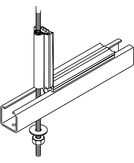 6568001 BIS Резиновый профиль звукоизолирующий вкладыш для профиля walraven  - Вид №2