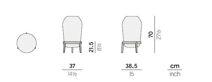 Напольный напольный светильник Сид полиэтилена DEDON LOON ARCH-00143970 - Вид №6
