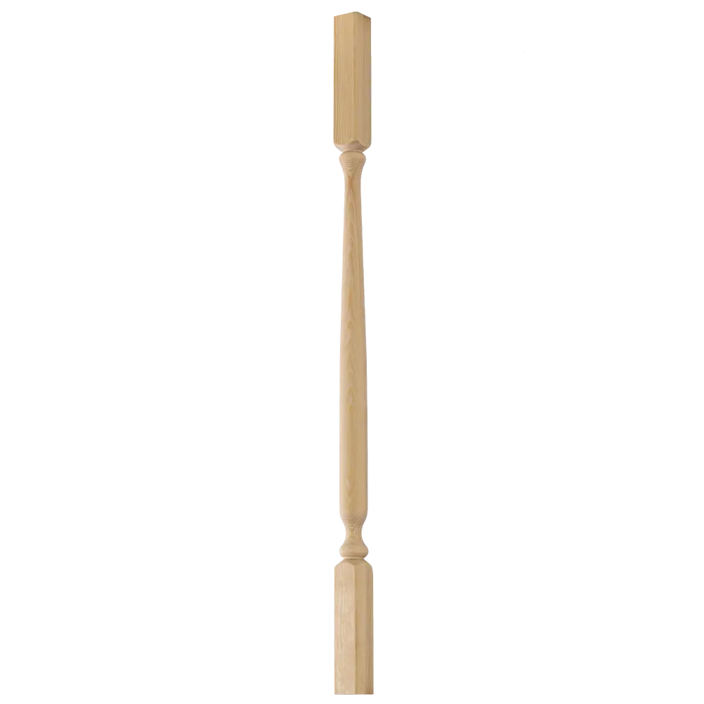 Балясина сращенная хвоя сорт Экстра точёная 40x40x900 мм 81990098 STLM-2069697 Santreyd Амфора - Вид №1