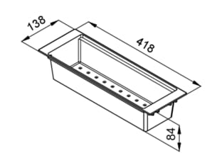 Многофункциональный полипропиленовый поддон Evhoc POLY TRAY L ARCH-00108505 - Вид №1